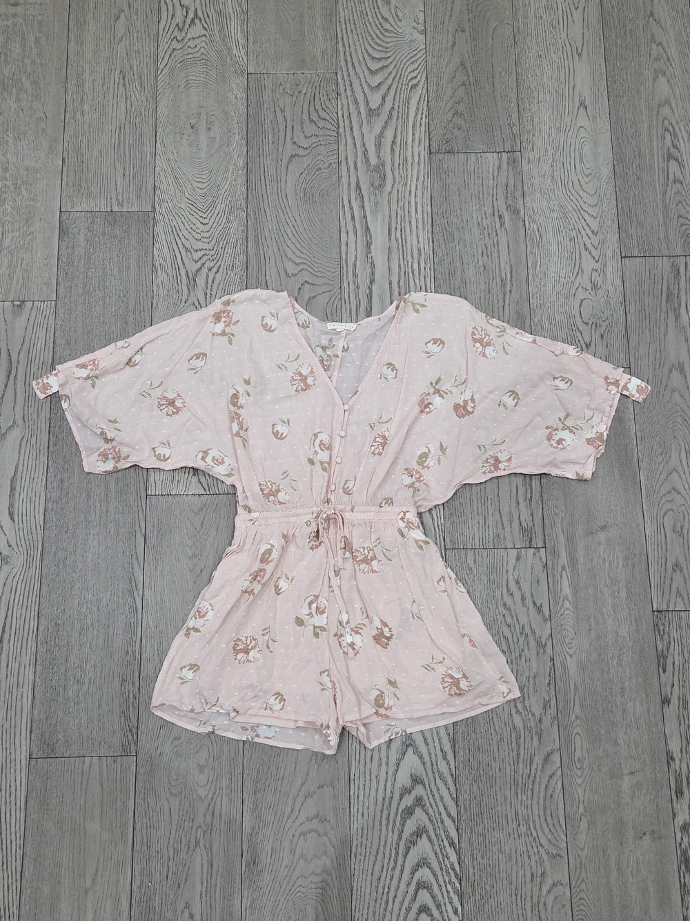 Promesa Pink Floral Romper